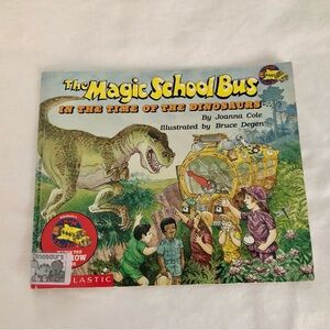 Vintage 1994 The Magic School Bus: In the Time of the Dinosaurs Book